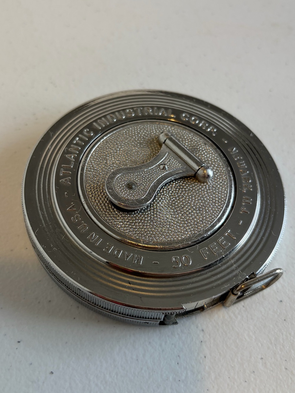 Vintage Atlantic Industrial Corp 50 ft Tape Measure builder construction work